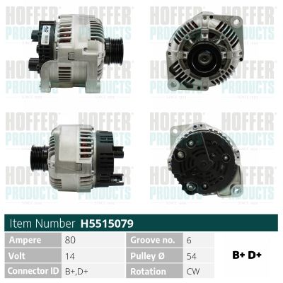 H5515079 HOFFER Генератор