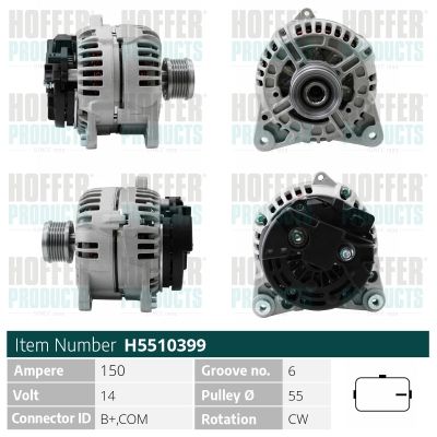 H5510399 HOFFER Генератор