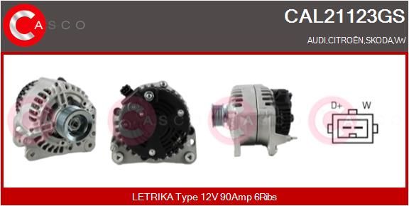 CAL21123GS CASCO Генератор