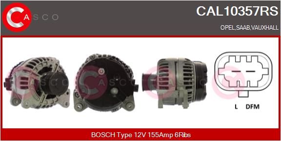 CAL10357RS CASCO Генератор