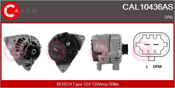 CAL10436AS CASCO Генератор