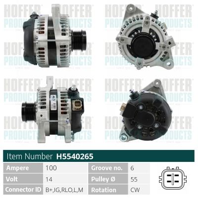H5540265 HOFFER Генератор