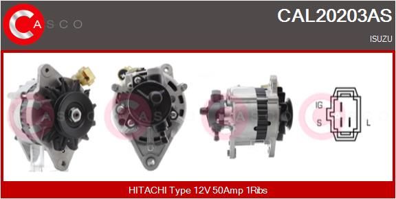 CAL20203AS CASCO Генератор