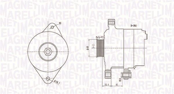 063731891010 MAGNETI MARELLI Генератор
