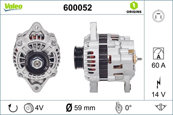 600052 VALEO Генератор