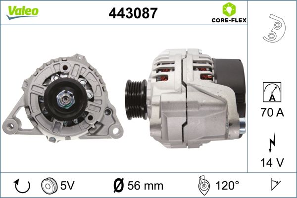 443087 VALEO Генератор