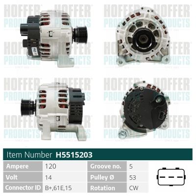 H5515203 HOFFER Генератор