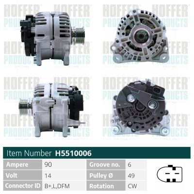 H5510006 HOFFER Генератор