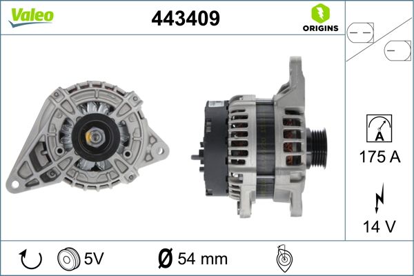 443409 VALEO Генератор