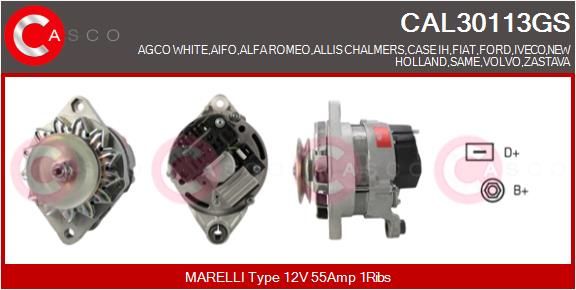 CAL30113GS CASCO Генератор