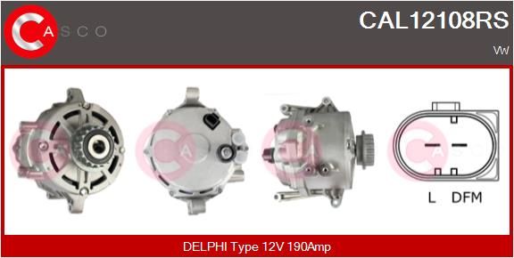 CAL12108RS CASCO Генератор