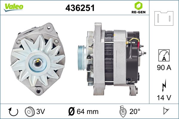 436251 VALEO Генератор