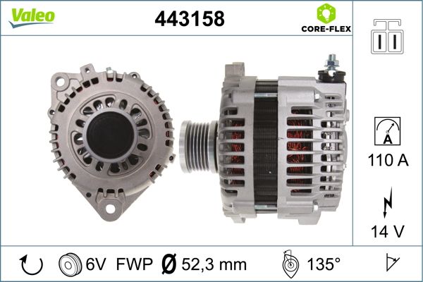 443158 VALEO Генератор