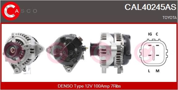 CAL40245AS CASCO Генератор