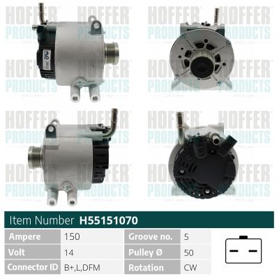 H55151070 HOFFER Генератор