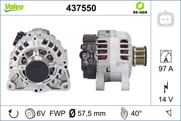 437550 VALEO Генератор