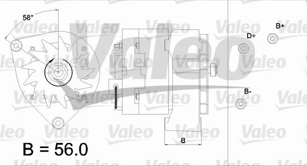 436211 VALEO Генератор