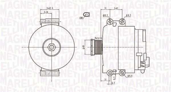 063731774010 MAGNETI MARELLI Генератор