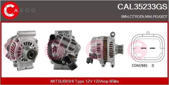 CAL35233GS CASCO Генератор