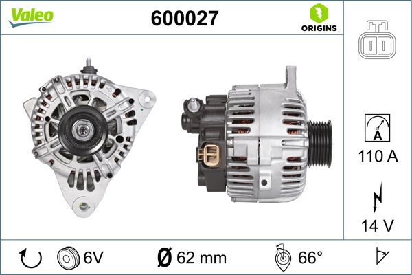 600027 VALEO Генератор
