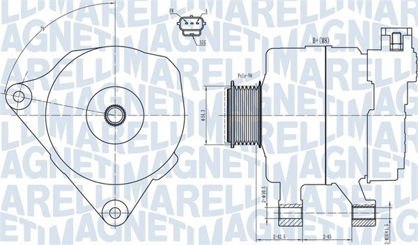 063731778010 MAGNETI MARELLI Генератор