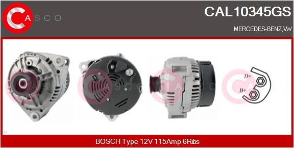 CAL10345GS CASCO Генератор