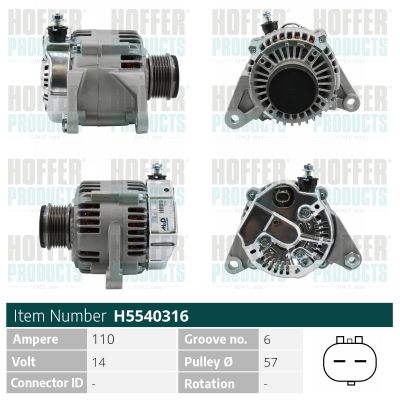H5540316 HOFFER Генератор
