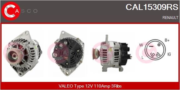 CAL15309RS CASCO Генератор
