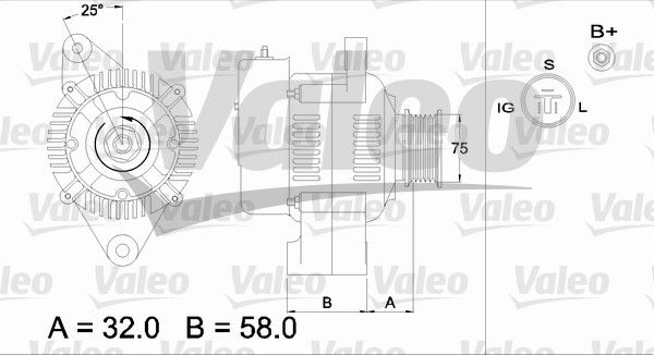 436517 VALEO Генератор