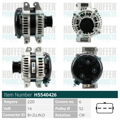 H5540426 HOFFER Генератор