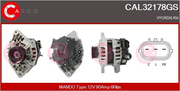 CAL32178GS CASCO Генератор