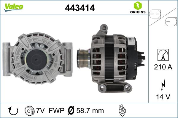 443414 VALEO Генератор