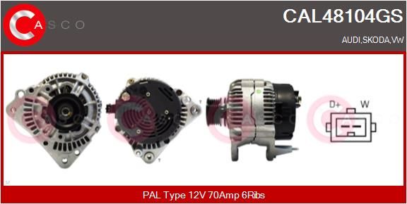 CAL48104GS CASCO Генератор
