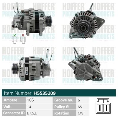 H5535209 HOFFER Генератор