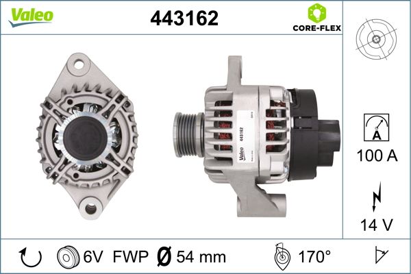 443162 VALEO Генератор
