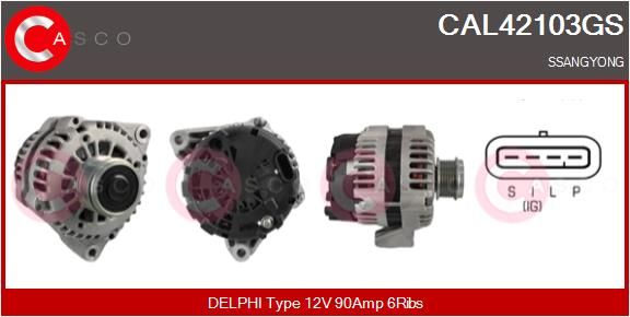 CAL42103GS CASCO Генератор
