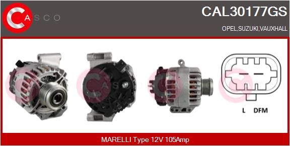 CAL30177GS CASCO Генератор