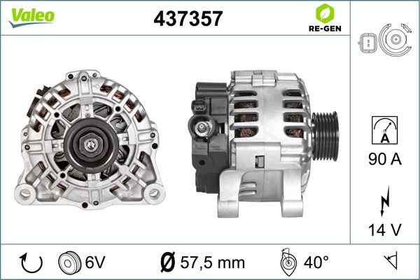 437357 VALEO Генератор