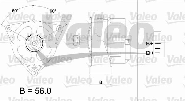 436561 VALEO Генератор