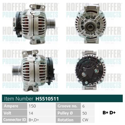 H5510511 HOFFER Генератор