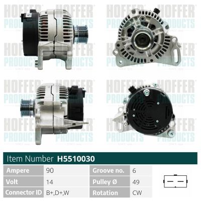 H5510030 HOFFER Генератор