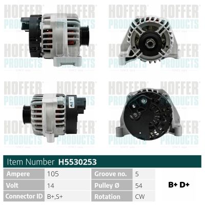 H5530253 HOFFER Генератор