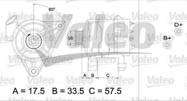 437215 VALEO Генератор