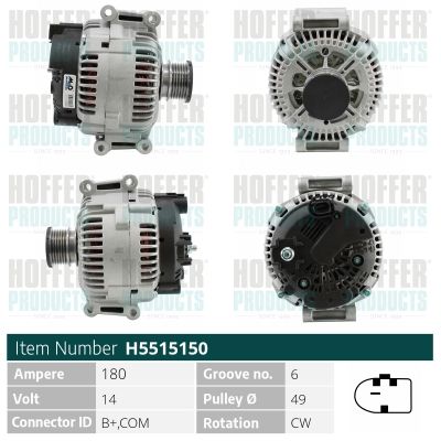H5515150 HOFFER Генератор