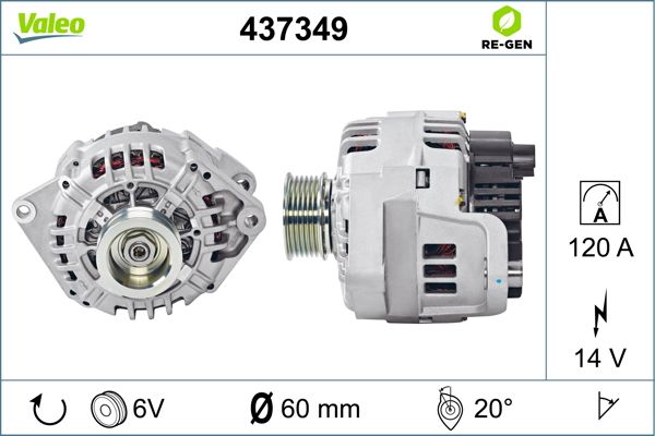 437349 VALEO Генератор