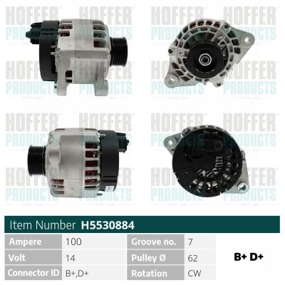 H5530884 HOFFER Генератор