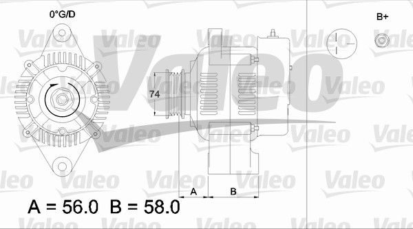 436519 VALEO Генератор