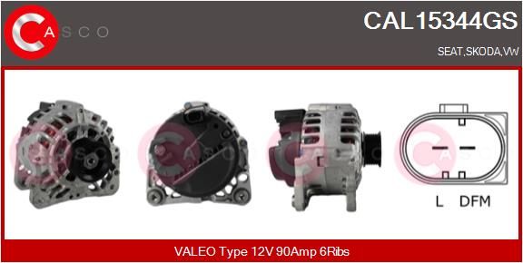 CAL15344GS CASCO Генератор