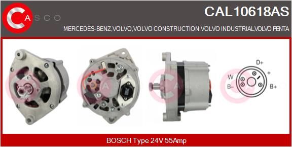 CAL10618AS CASCO Генератор