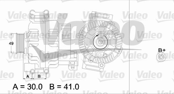 437374 VALEO Генератор
